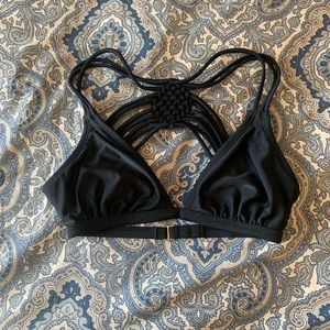 Cute woven strappy bathing suit top